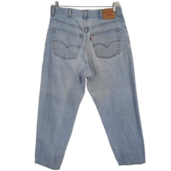 Levis 560 Mens W 36 L 30 Loose Fit Jeans W36‎ L30 Light Wash Distressed Denim - Picture 15 of 15